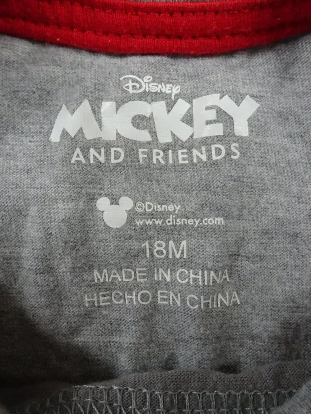 Disney Mickey and Friends Baby Boy Shirt and Short Set Size 18M